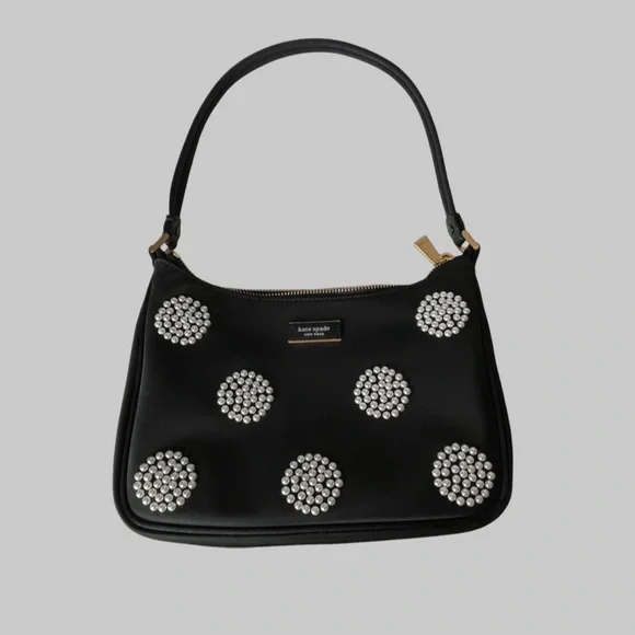 Kate Spade Embellished durable woven nylon with leather trim
Matte lining - Picture 3 of 12
